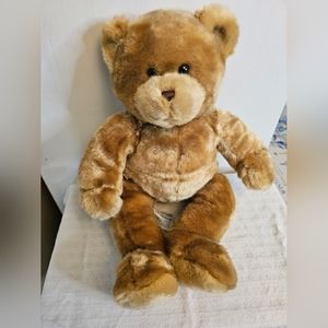 Build A Bear Tan Teddy Soft Nose Retired